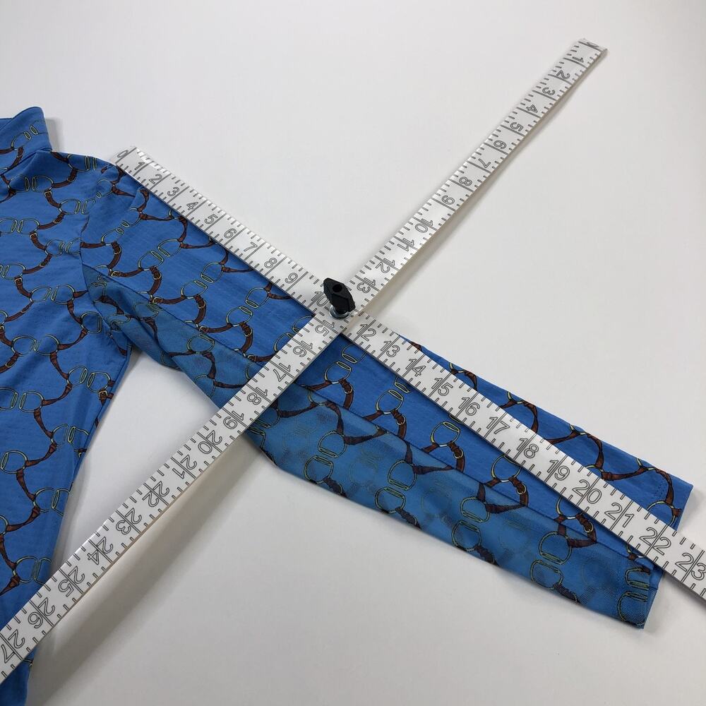 Kuhl Ibkul UPF Medium 1/4 Zip Long Sleeve Mock Neck Pullover Chain Link Blue - Picture 5 of 10